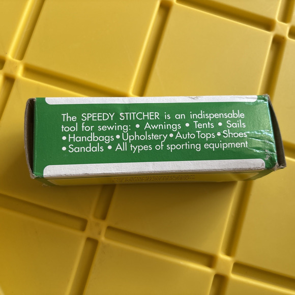 Vintage Speedy Stitcher Sewing Awl Kit Open Box - Picture 4 of 9